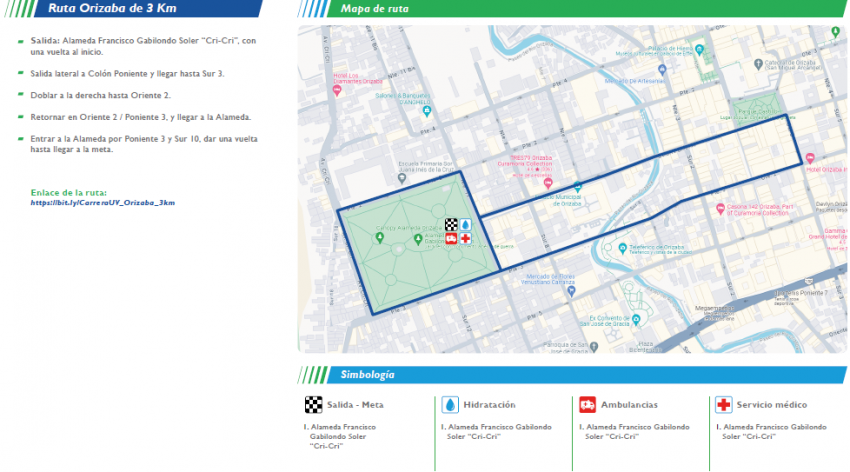 CARRERA UNIVERSITARIA UV REGIÓN ORIZABA - CÓRDOBA Ruta