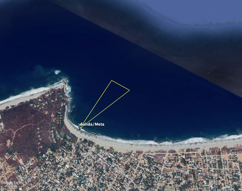 AGUAS ABIERTAS PUERTO ESCONDIDO 2025 Ruta