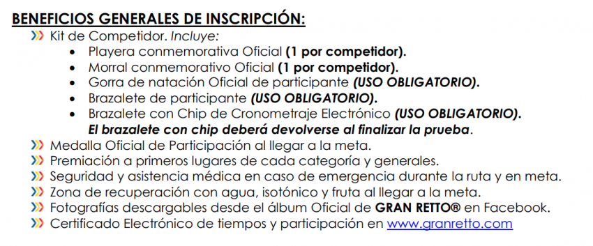2A EDICIÓN AGUAS ABIERTAS GRAN RETTO CUBA Costos e Inscripciones